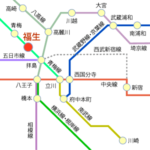 電車をご利用の場合